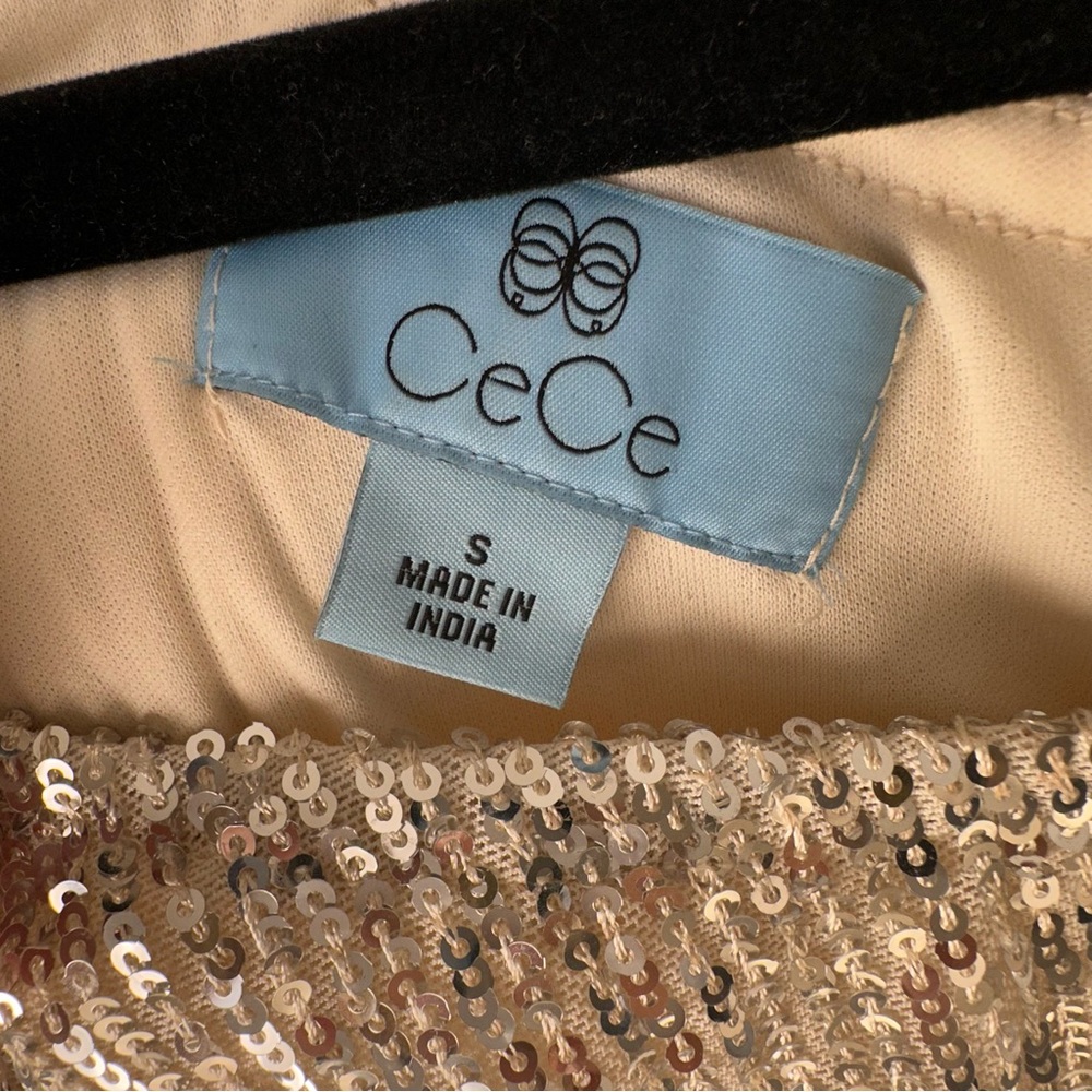 CeCe Silver Sequin Dress - Picture 3 of 7
